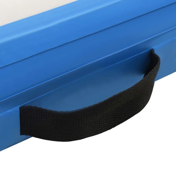 vidaXL Oppblåsbar badeplattform blå og hvit 200x150x15 cm