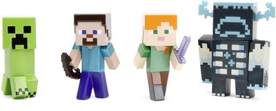 Jada Toys Minecraft Nano Figursett 4 Stk