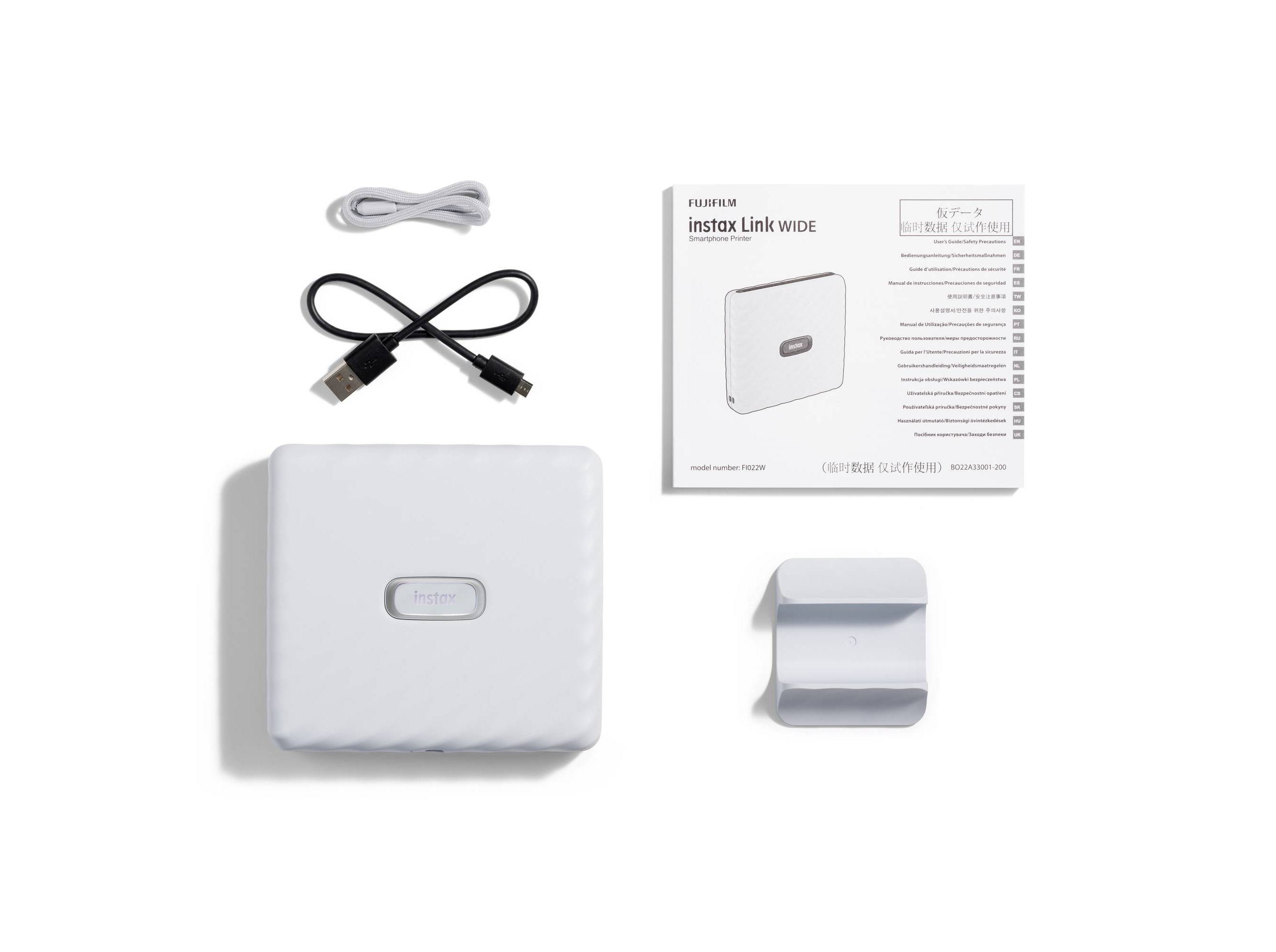 IMPRESSORA FUJIFILM INSTAX LINK WIDE WHITE