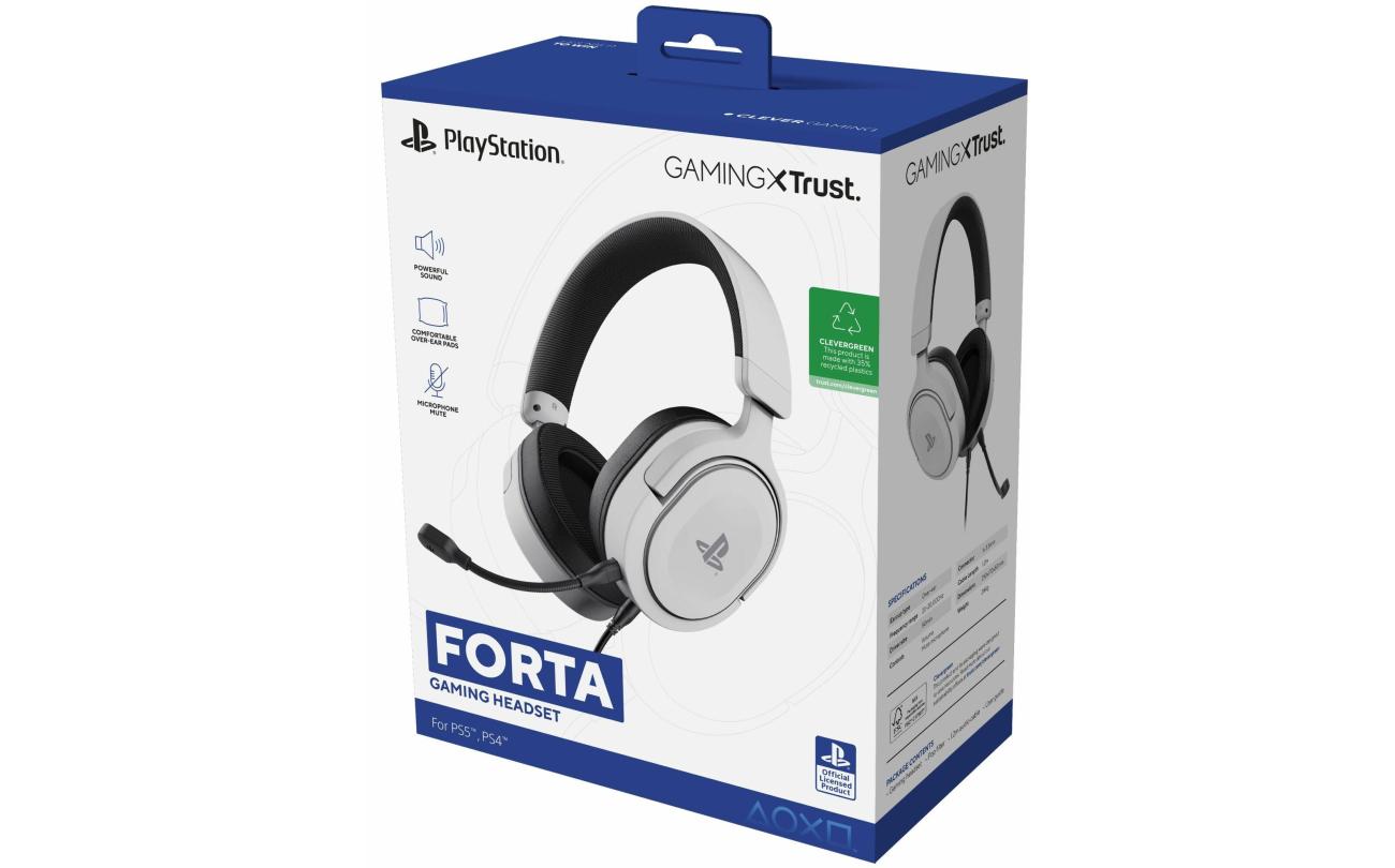 PS5 Trust GXT498W Forta Headset Wit