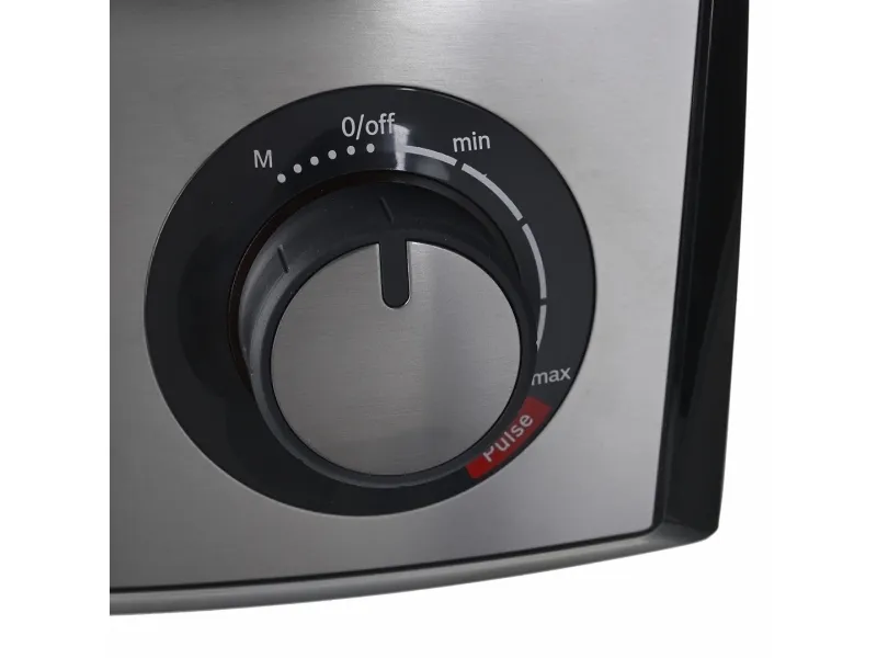 Bosch MultiTalent 8 MC812M865 - Køkkenmaskine - 1250 W - børstet rustfrit stål/sort