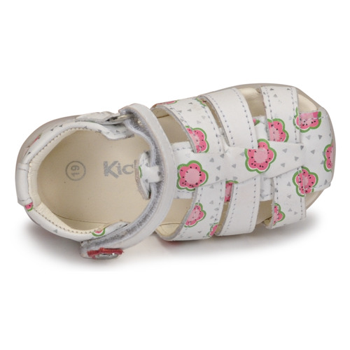Kickers - BIGFLO-2 - Blanc / Rose