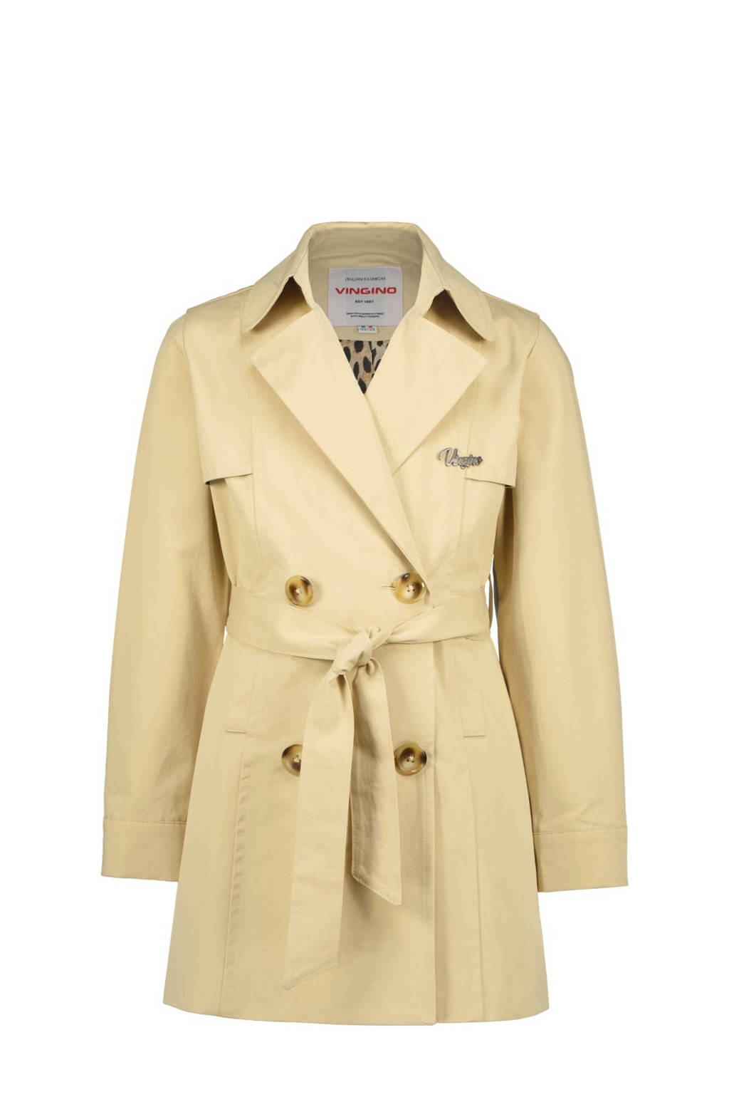 Vingino trenchcoat zomer Tuva beige