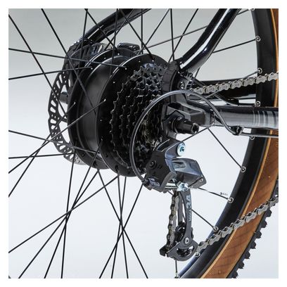 VTT Electrique Semi-rigide Rockrider E ST 500 26'' 9-12 ans Noir