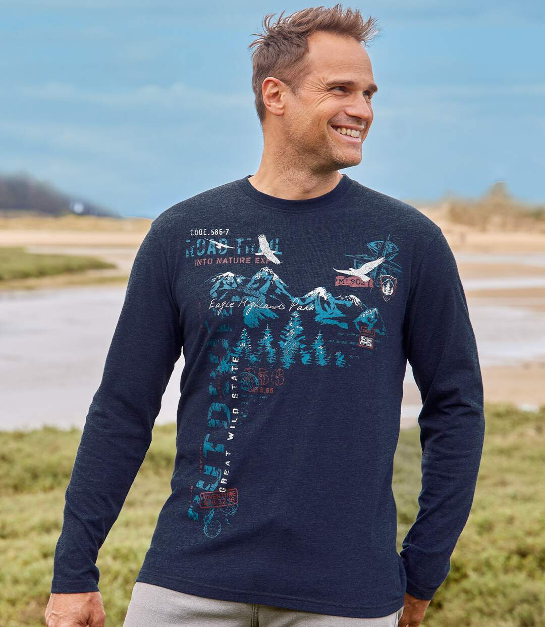 Lot de 2 Tee-Shirts Eagle Highlands