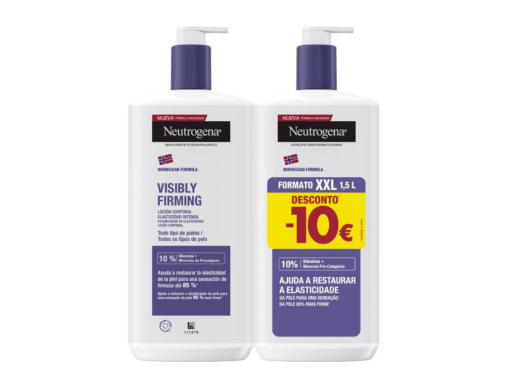 LOÇÃO CORPO NEUTROGENA VISIBLY RENEW 2X750ML