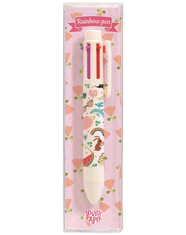 Regenbogen-Stift TINOU mit 6 Farben