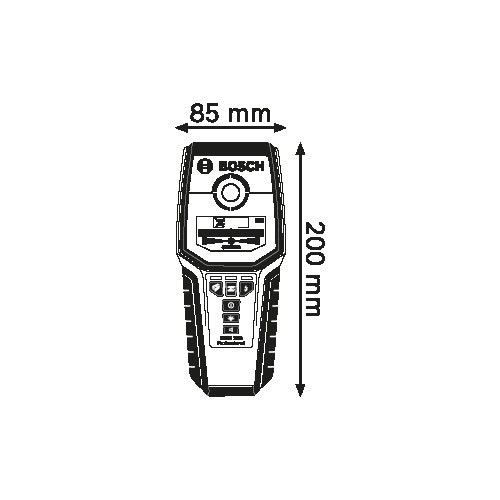 Detector de metais e cabos energizados BOSCH GMS120 0601081000