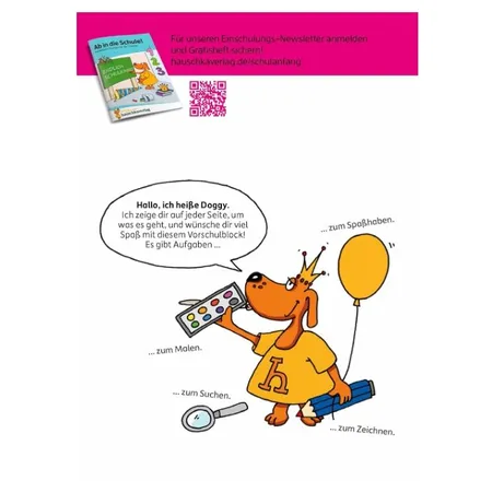 Hauschka Verlag Vorschulblock Konzentration und Wahrnehmung ab 5 Jahre
