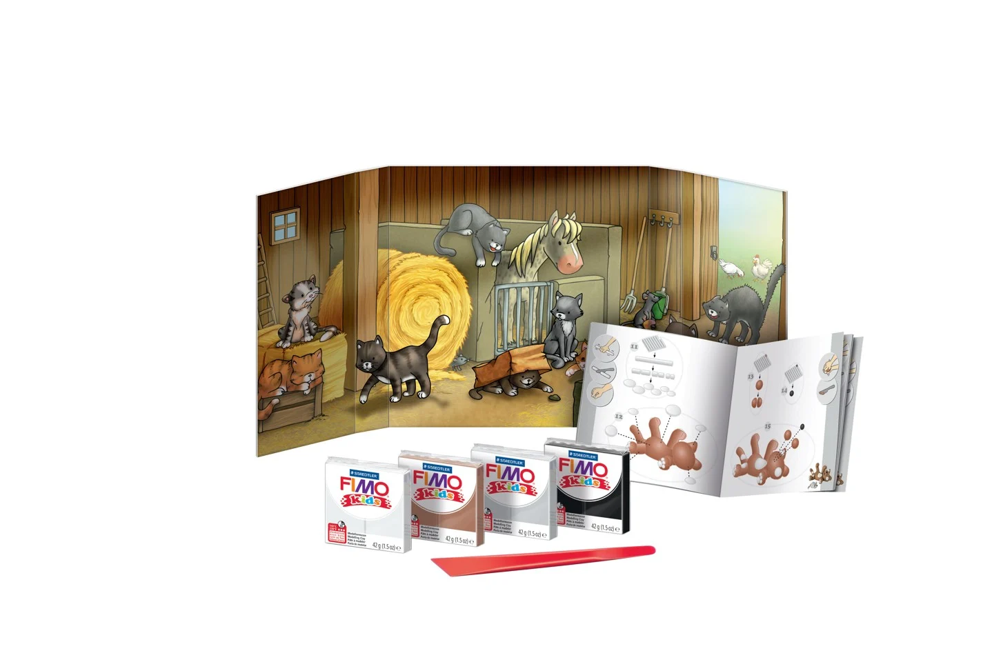 FIMO - Kids Form & Play Sæt - Kat