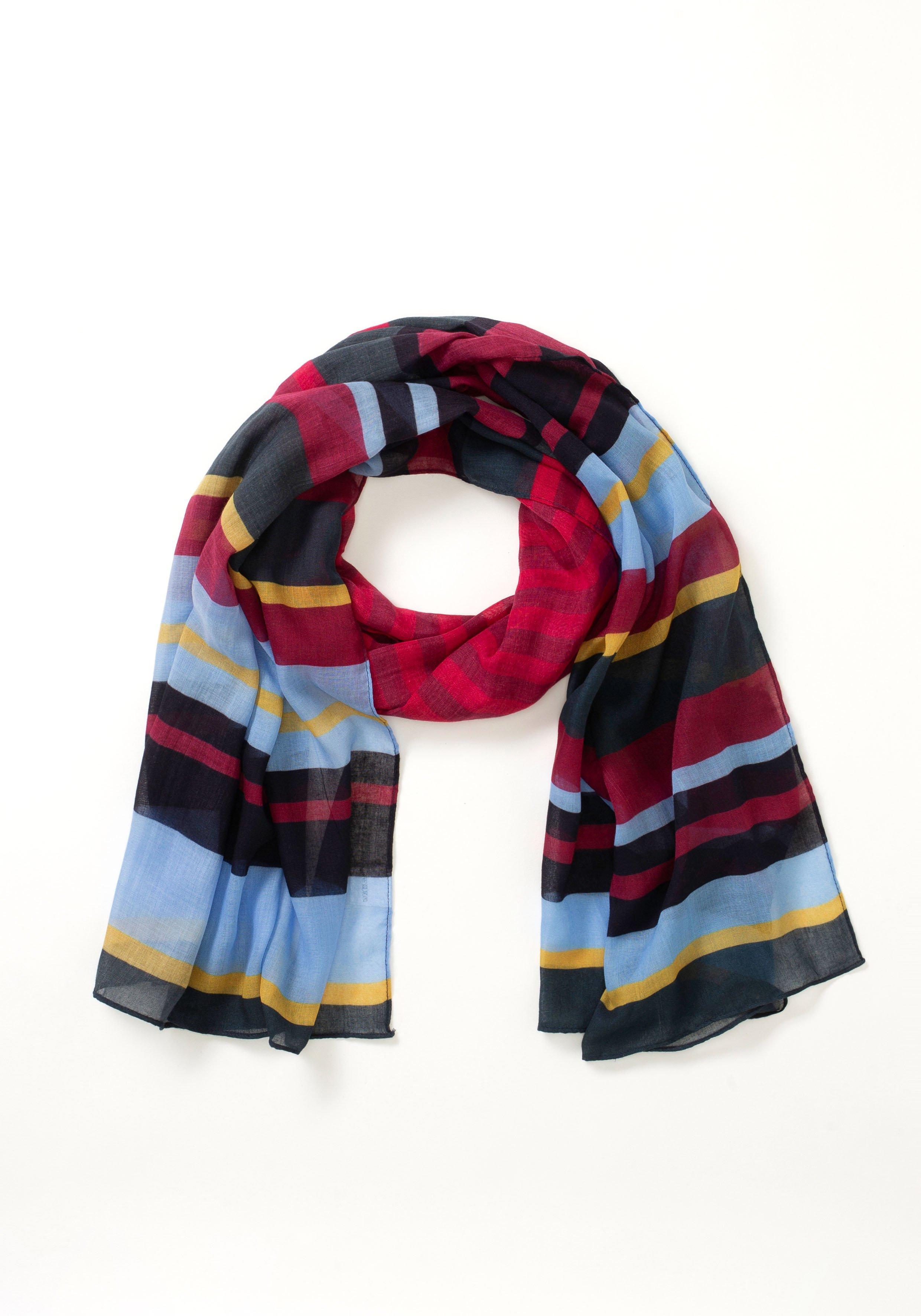 Tuch mit Colourblocking-Streifen