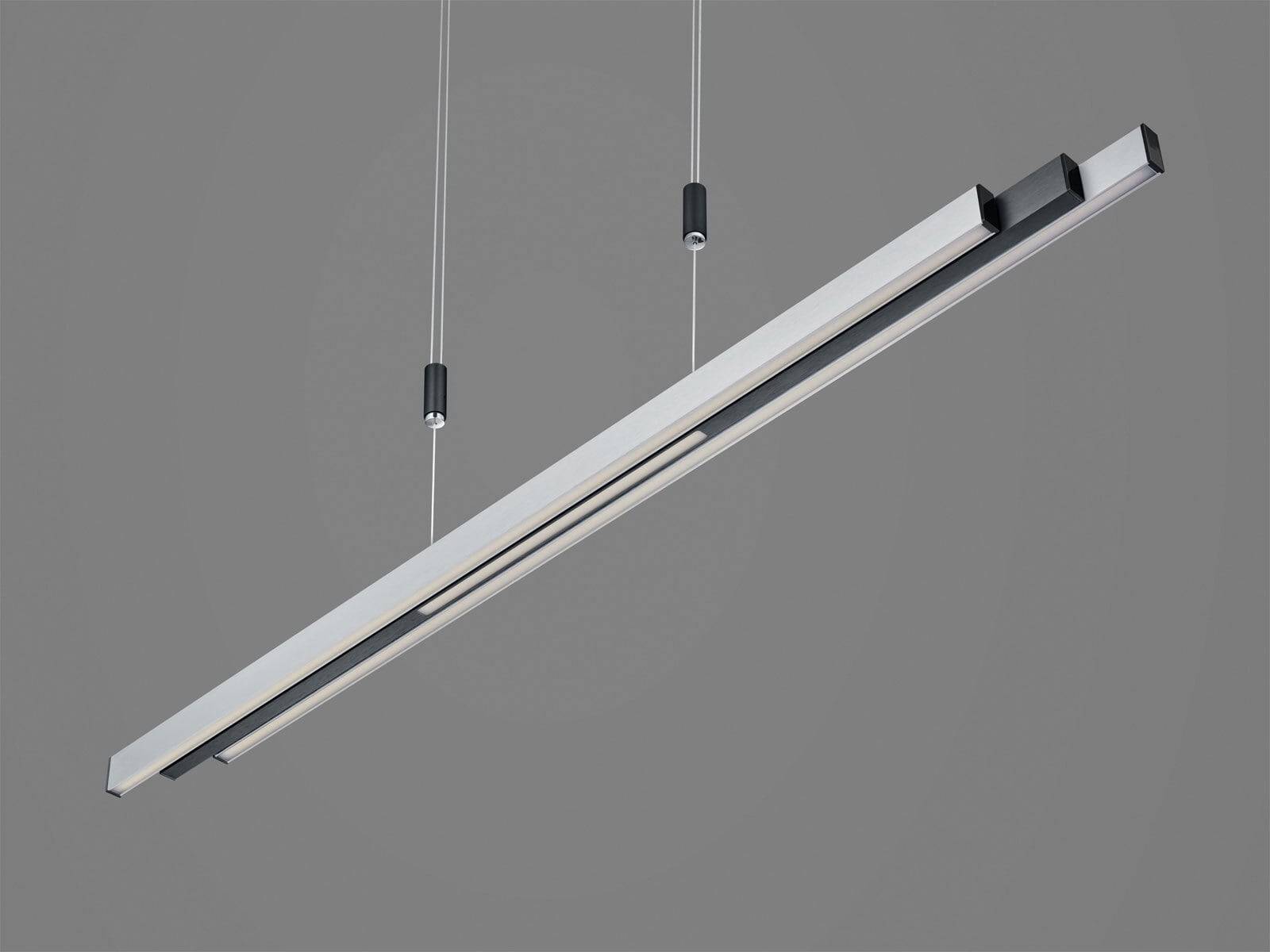 casaNOVA LED Balkenpendel LAETITIA 114-180 cm schwarz