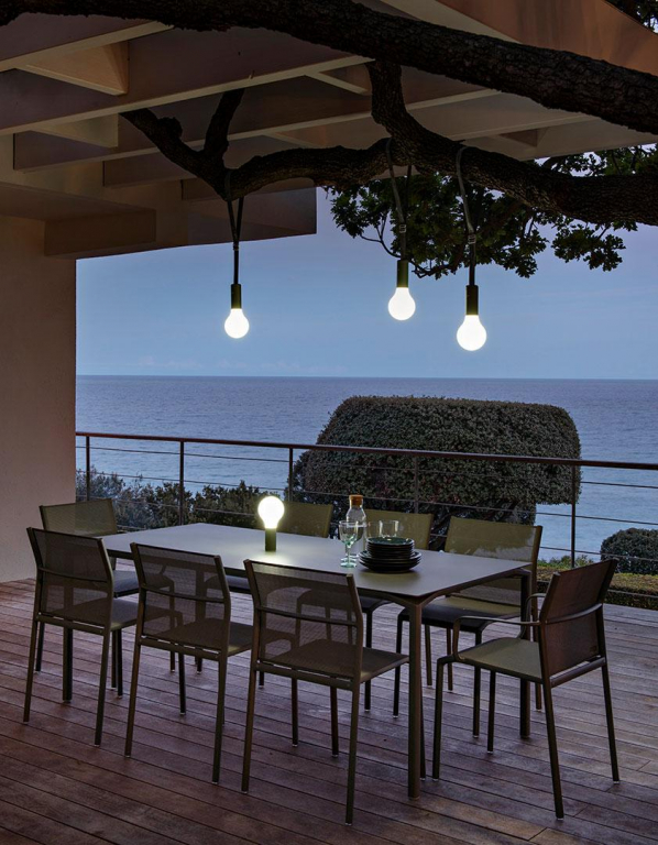 Fermob Calvi tuintafel 195x95 Anthracite