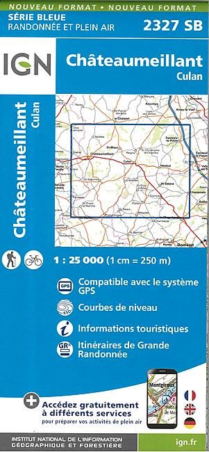 IGN - 2327 SB CHATEAUMEILLANT CULAN 1 25 000