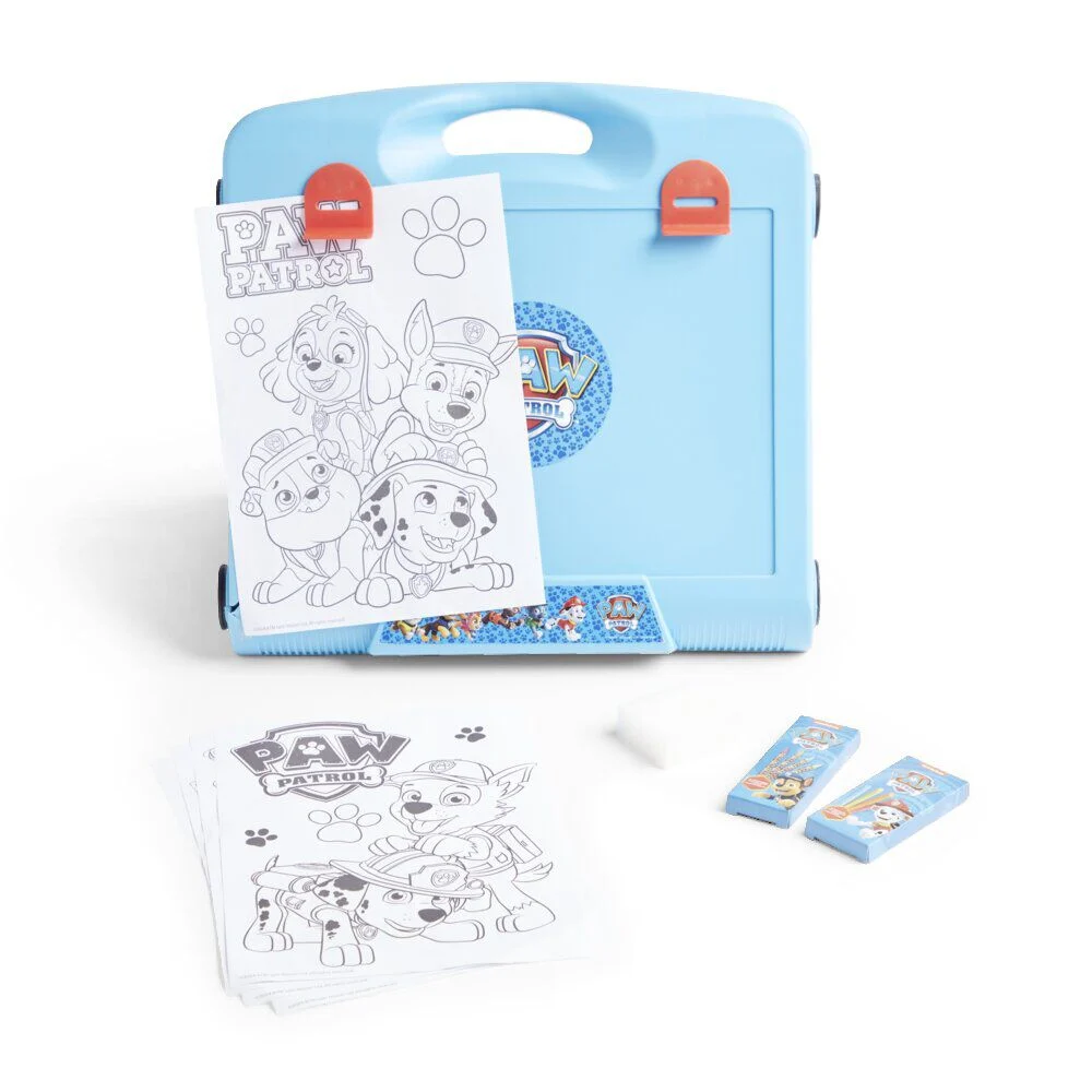 Chevalet Pat Patrouille plastique bleu