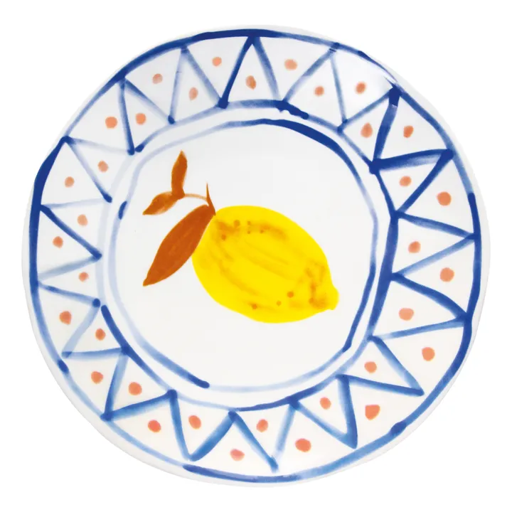 &Klevering Assiettes marocaines citrons - Set de 4