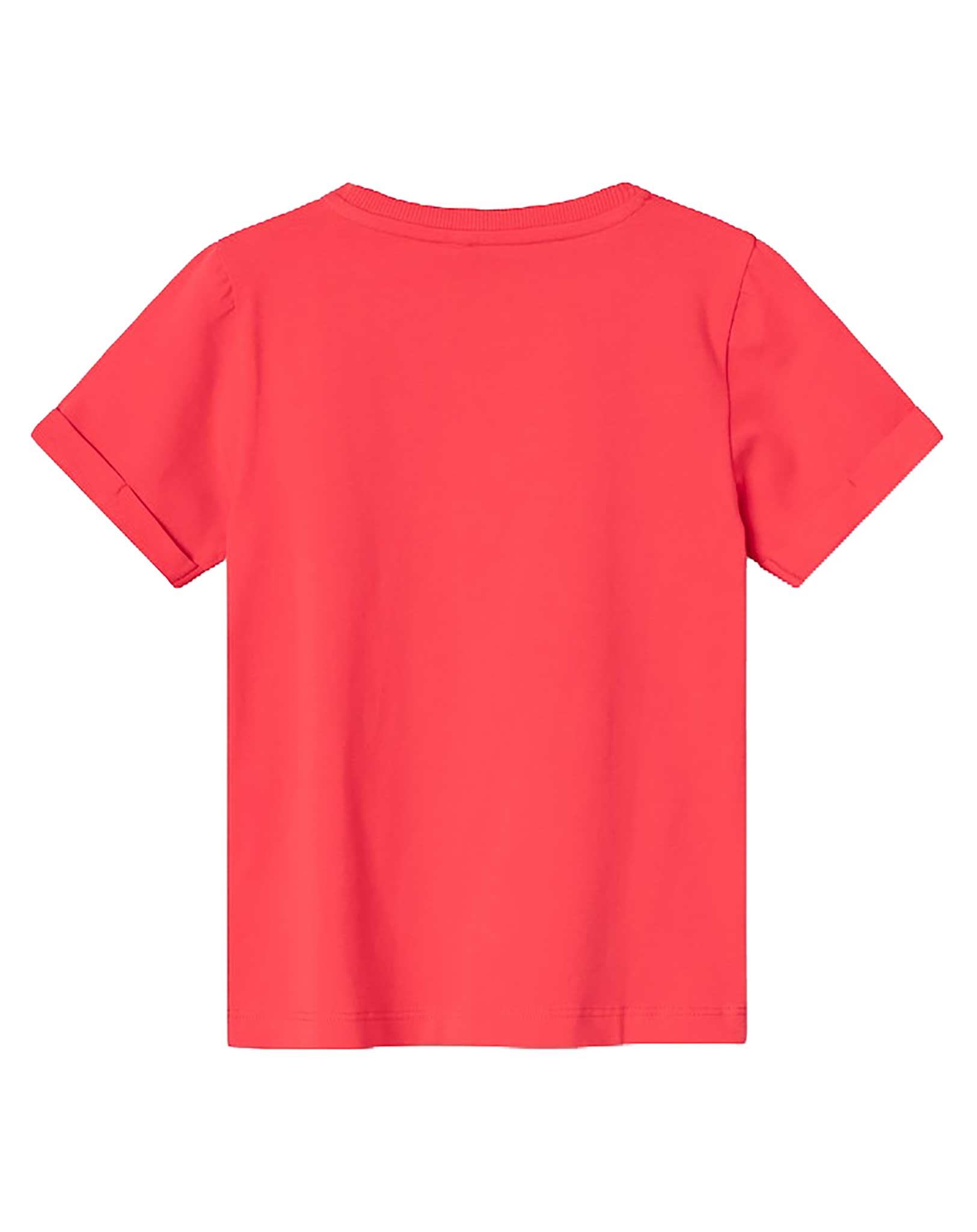 T-Shirt NMMVUX GOOD VIBES in tomato