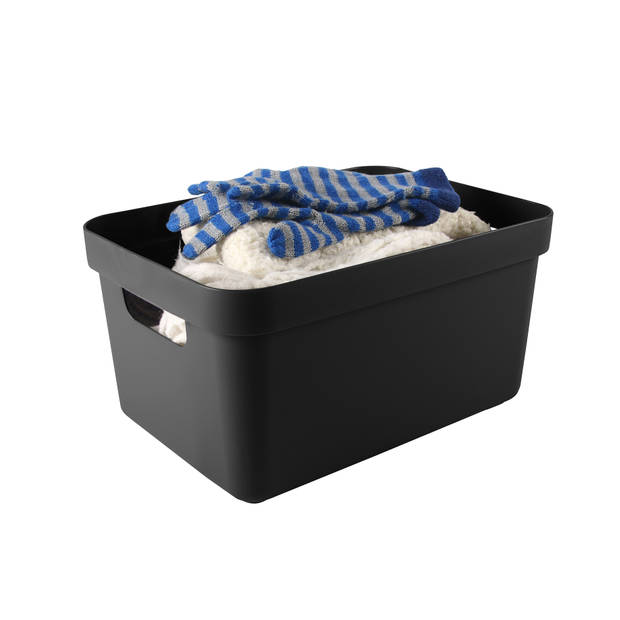 Sunware Sigma home opbergbox 13L - zwart