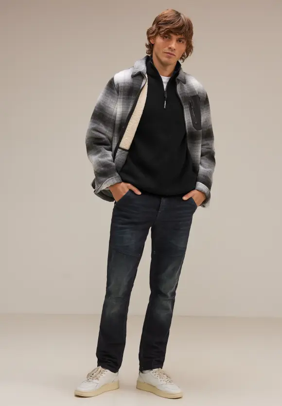 Troyer Strickpullover - Black
