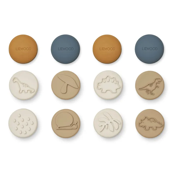 Liewood Tampons Earl en silicone- Set de 8 | Bleu