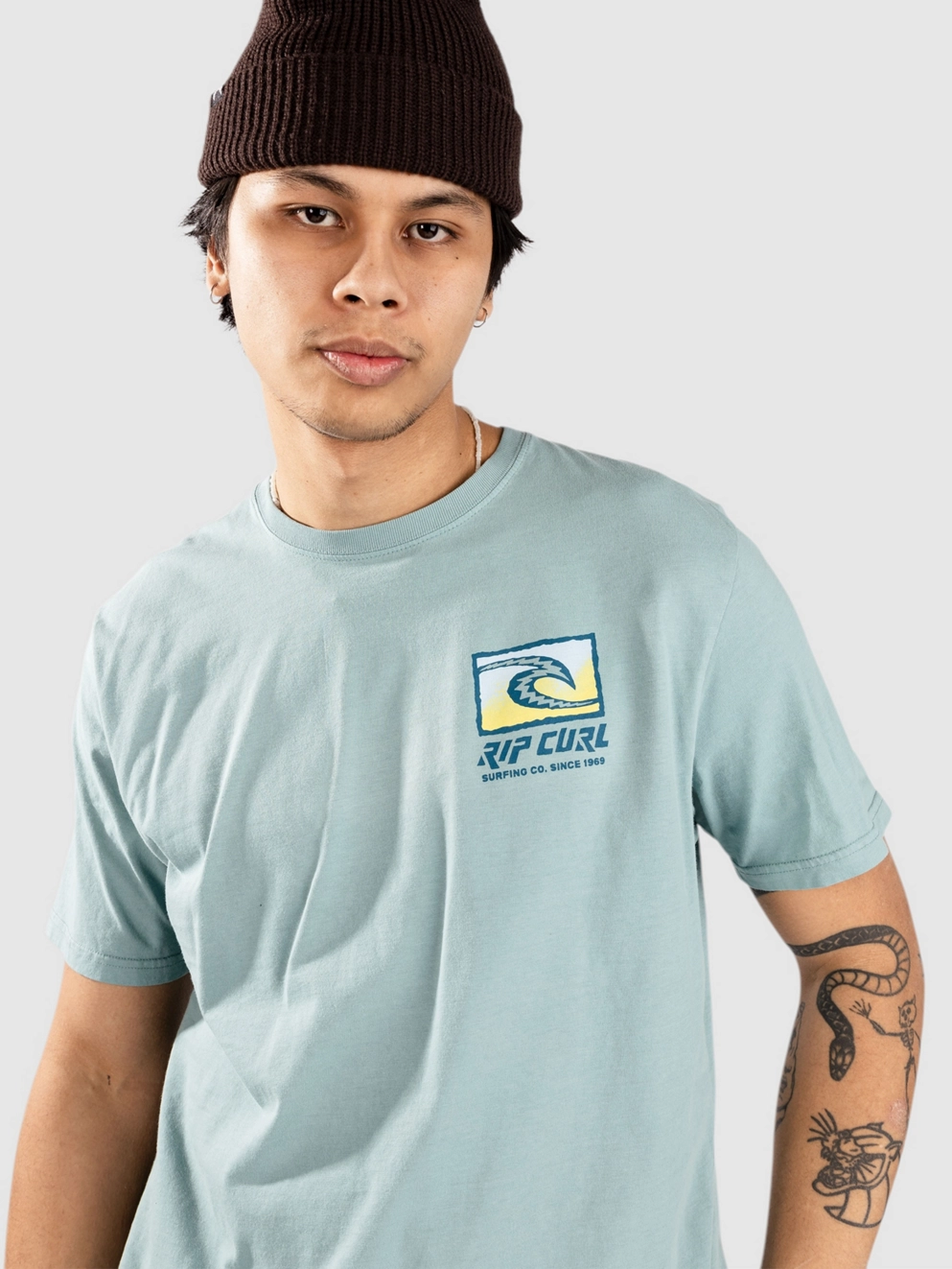 Rip Curl Raw Energy Trad T-Shirt blue lagoon