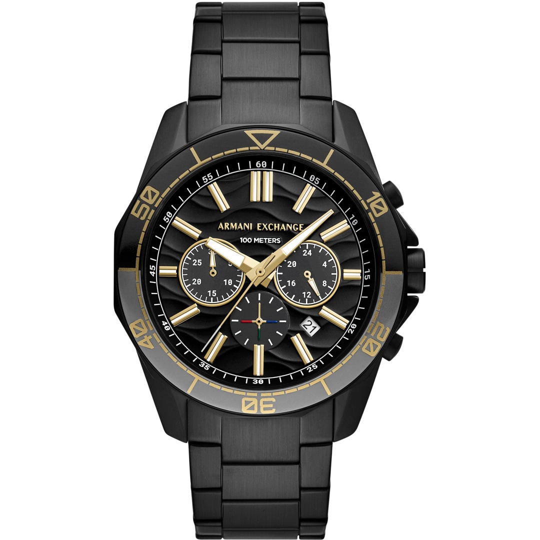 Armani Exchange Spencer Chronograph Schwarz 44mm