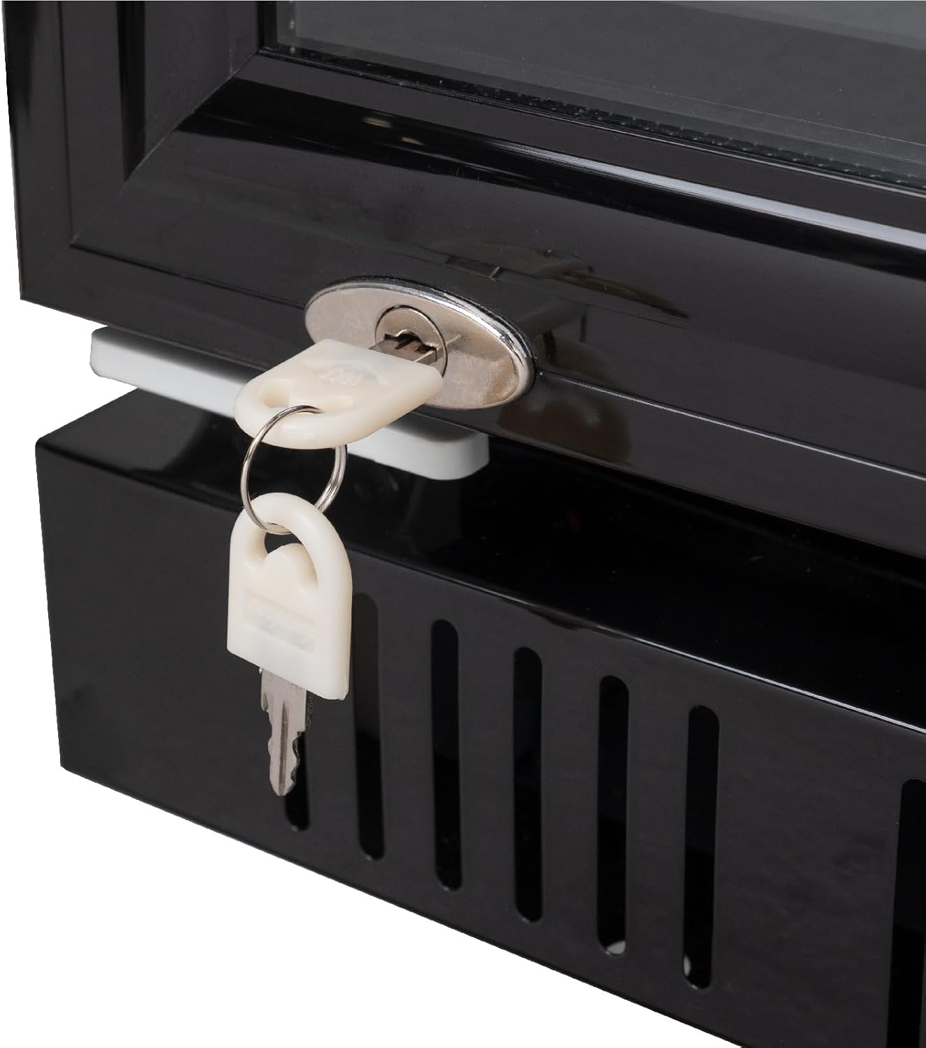 Getränkekühlschrank GK-360BB | 360 L | Flaschenkühlschrank mit Glastür & LED | abschließbar | Bierkühlschrank | Kühlschrank für Gastronomie