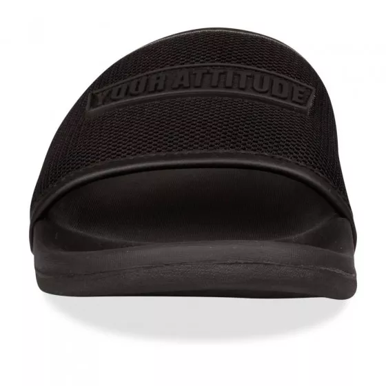 Claquettes NOIR DENIM SIDE