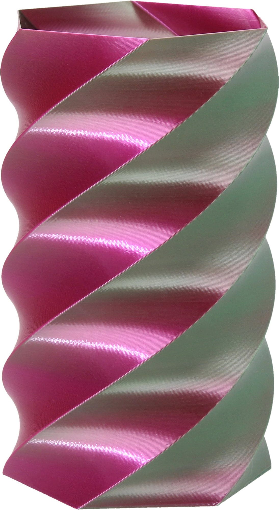 3DJAKE  magicPLA Mint Blush, 1,75 mm / 1000 g    Zweifarbiges PLA-Filament für bunte Farbkreationen in Mint Blush