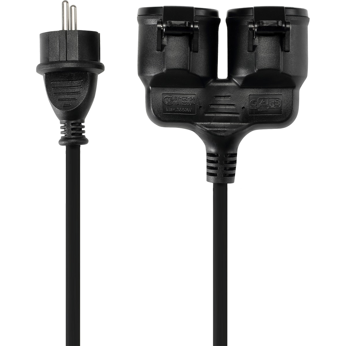 Smartline Splice kabel med 2-veis splittet kontakt for utendørsbruk 5M