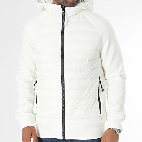 Doudoune Capuche Storm Hybrid Blanc