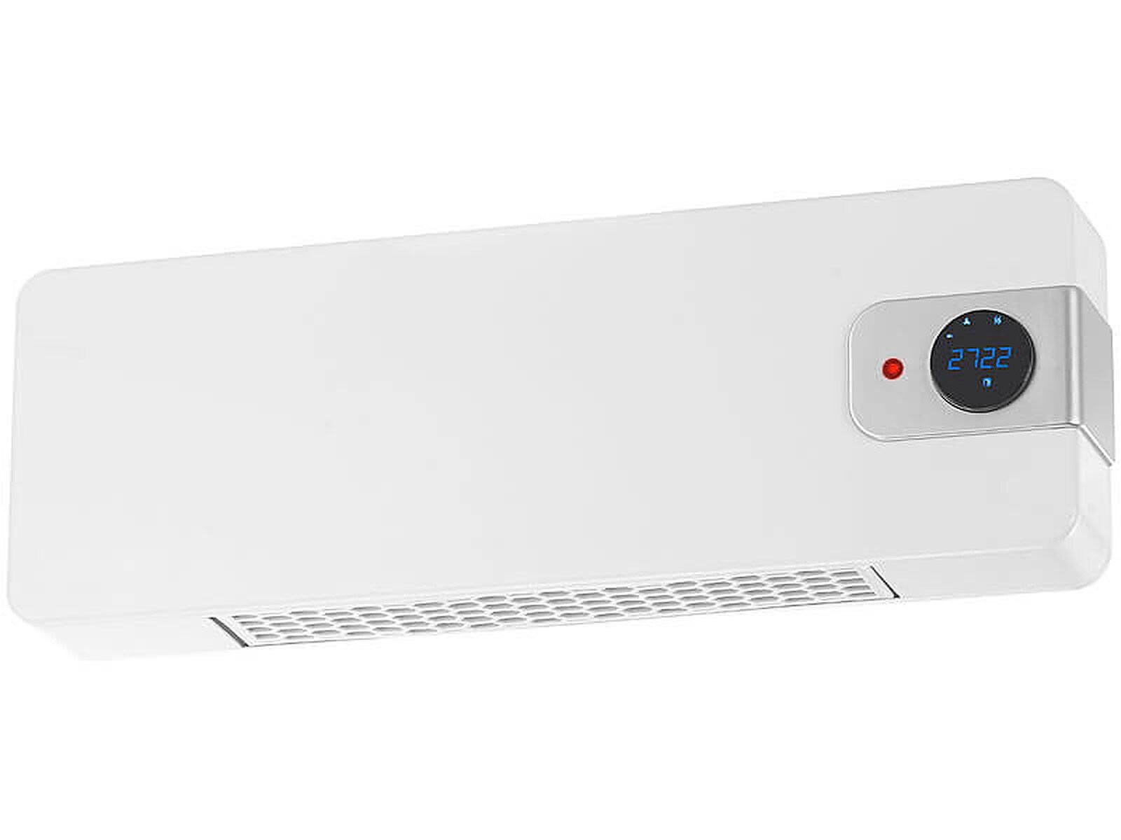Sichler WLAN Keramik Heizlüfter WLAN-Wandheizlüfter, LED-Display, 2.000 W, App, Google & Alexa