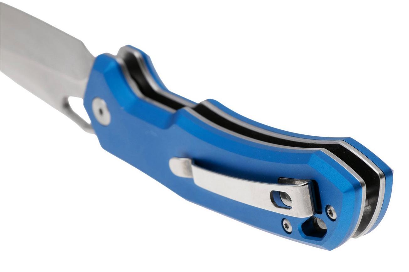 Black Fox Atros BF-770, Satin VG10, Blue Aluminium, zakmes