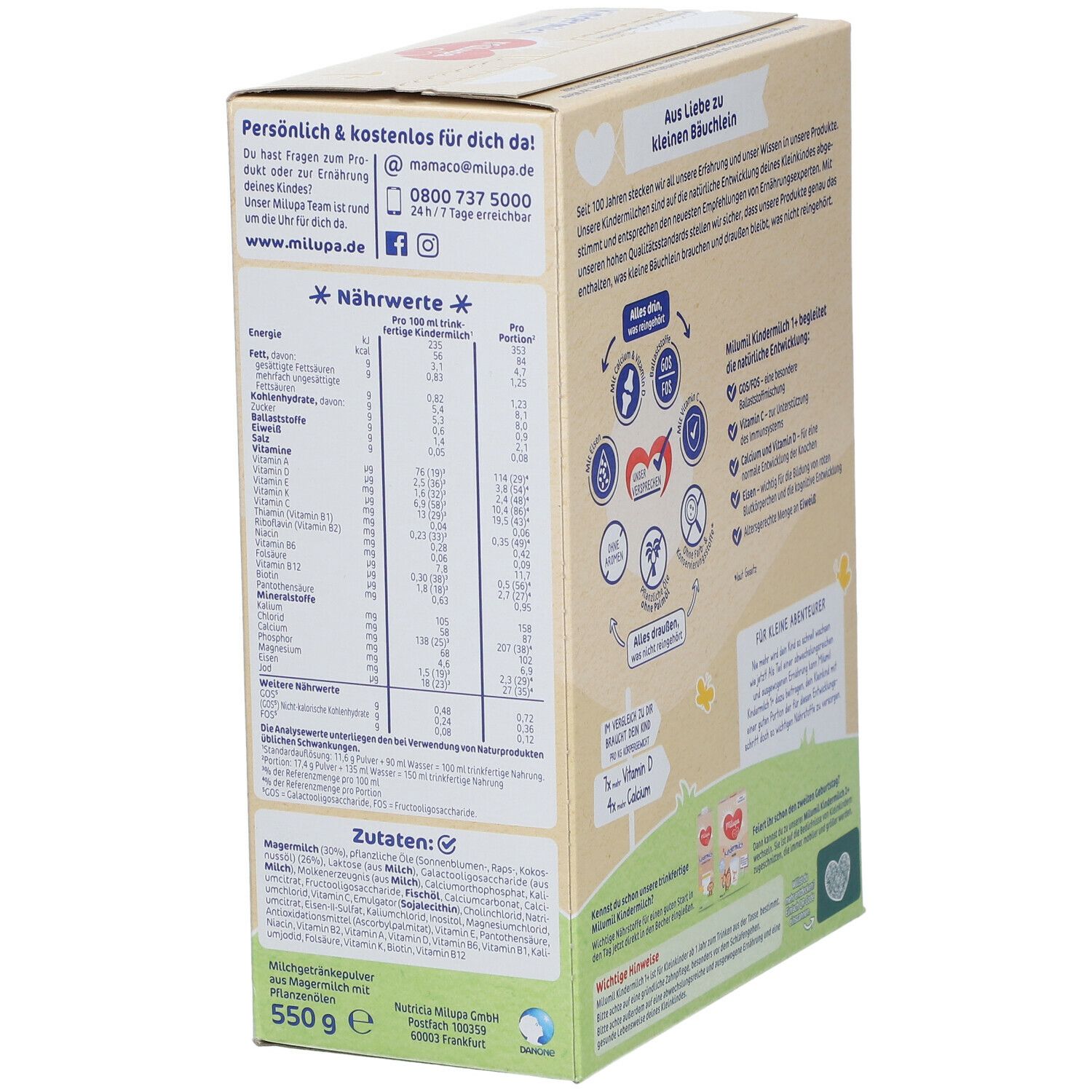 Milupa Kindermilch MILUMIL ab 1+ Jahr