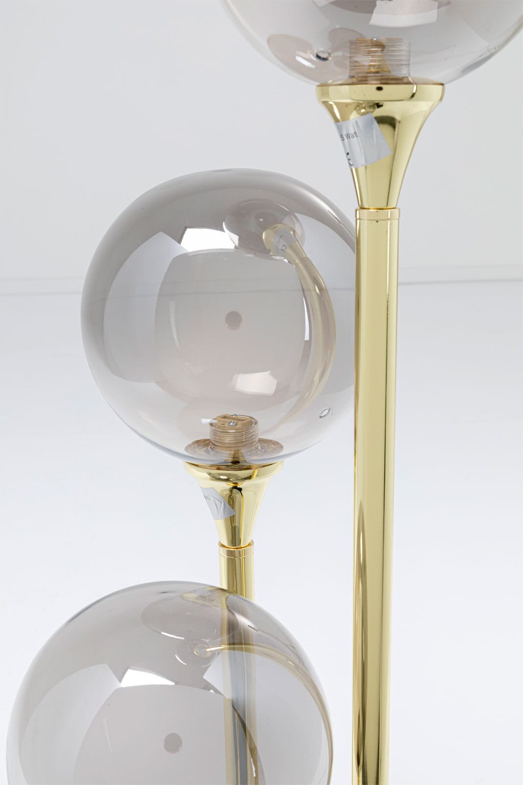 KARE DESIGN Retrofit Stehlampe AL CAPONE TRE 82 cm goldfarbig