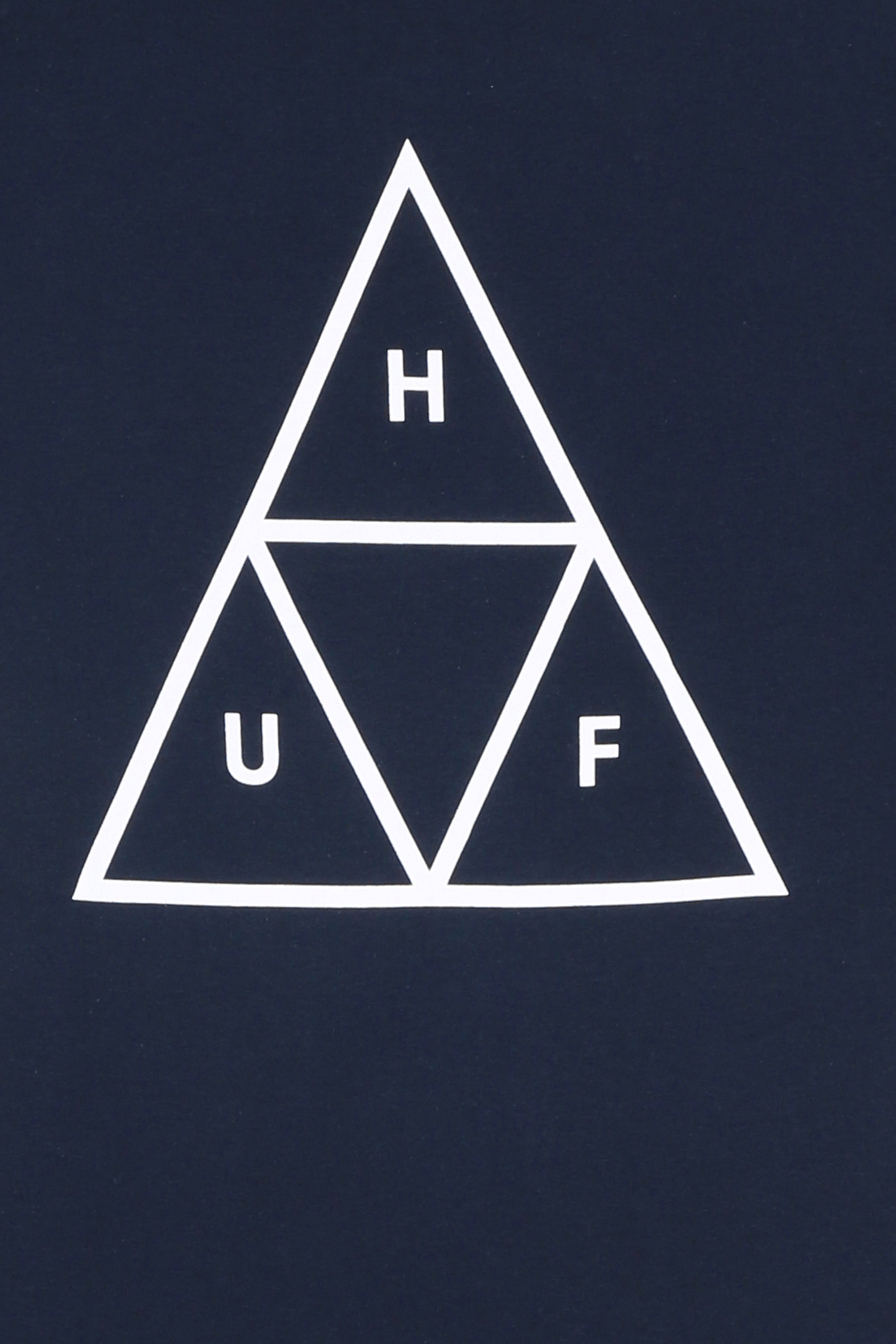 HUF T-SHIRT ESSENTIALS Bleu