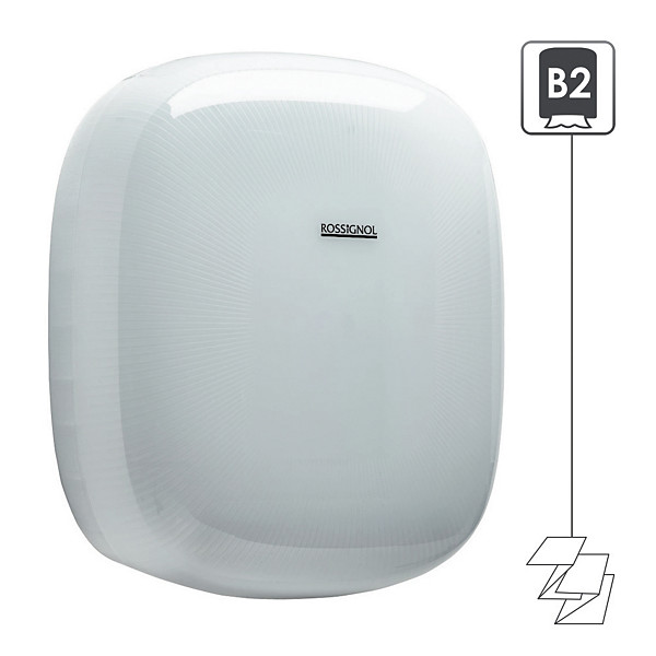 Distributeur essuie-mains - 600 feuilles - kostea - polycarbonate translucide