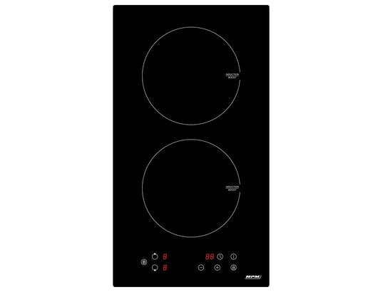 MPM - Domino induction 30-im-06 plaque à induction encastrable 30cm, 2 feux 18cm b...