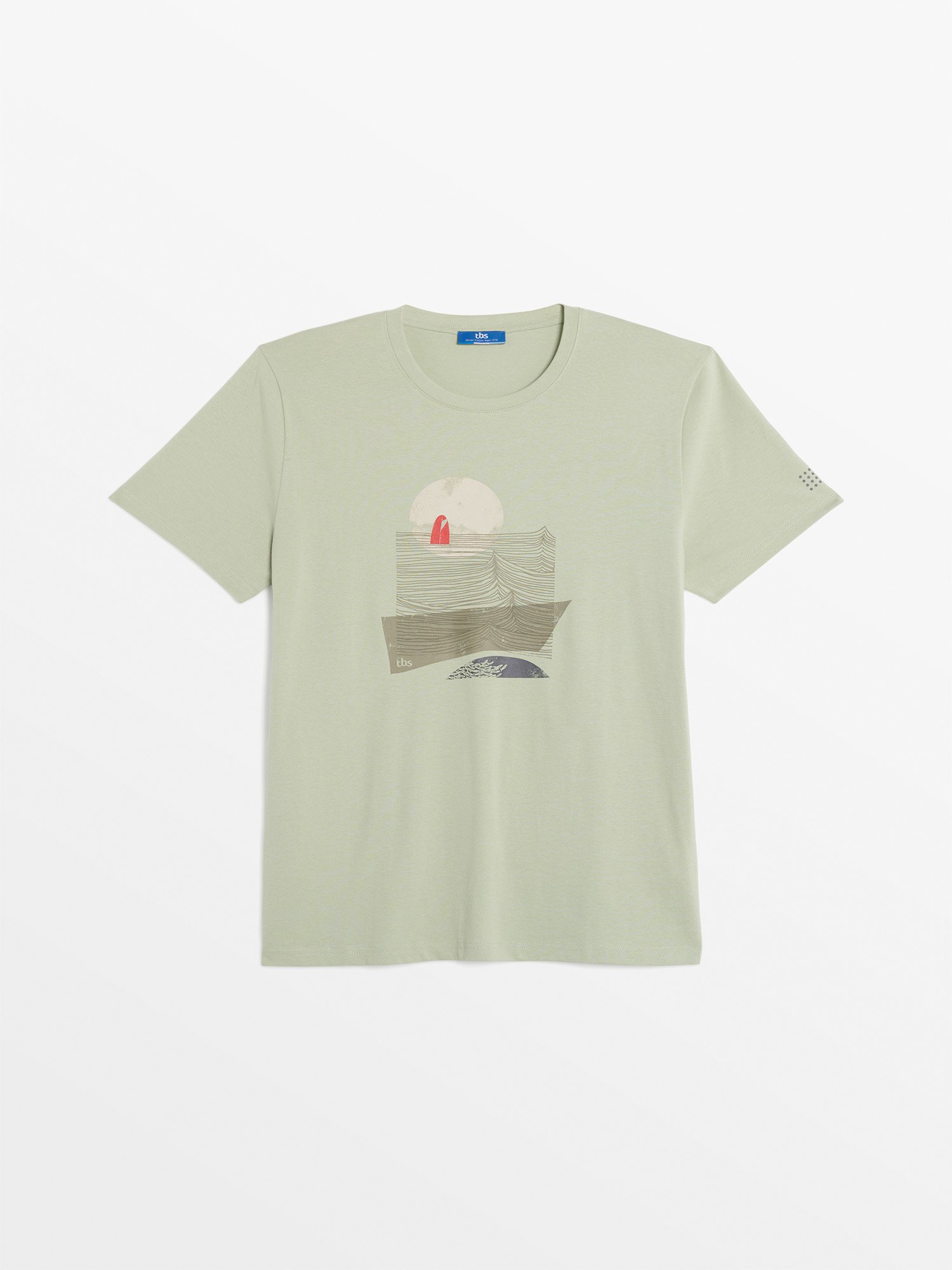 Tee Shirt Homme Coton Biologique Kaki