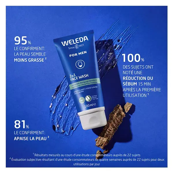 Gel de Limpeza Facial 2 em 1 Weleda - 100ml