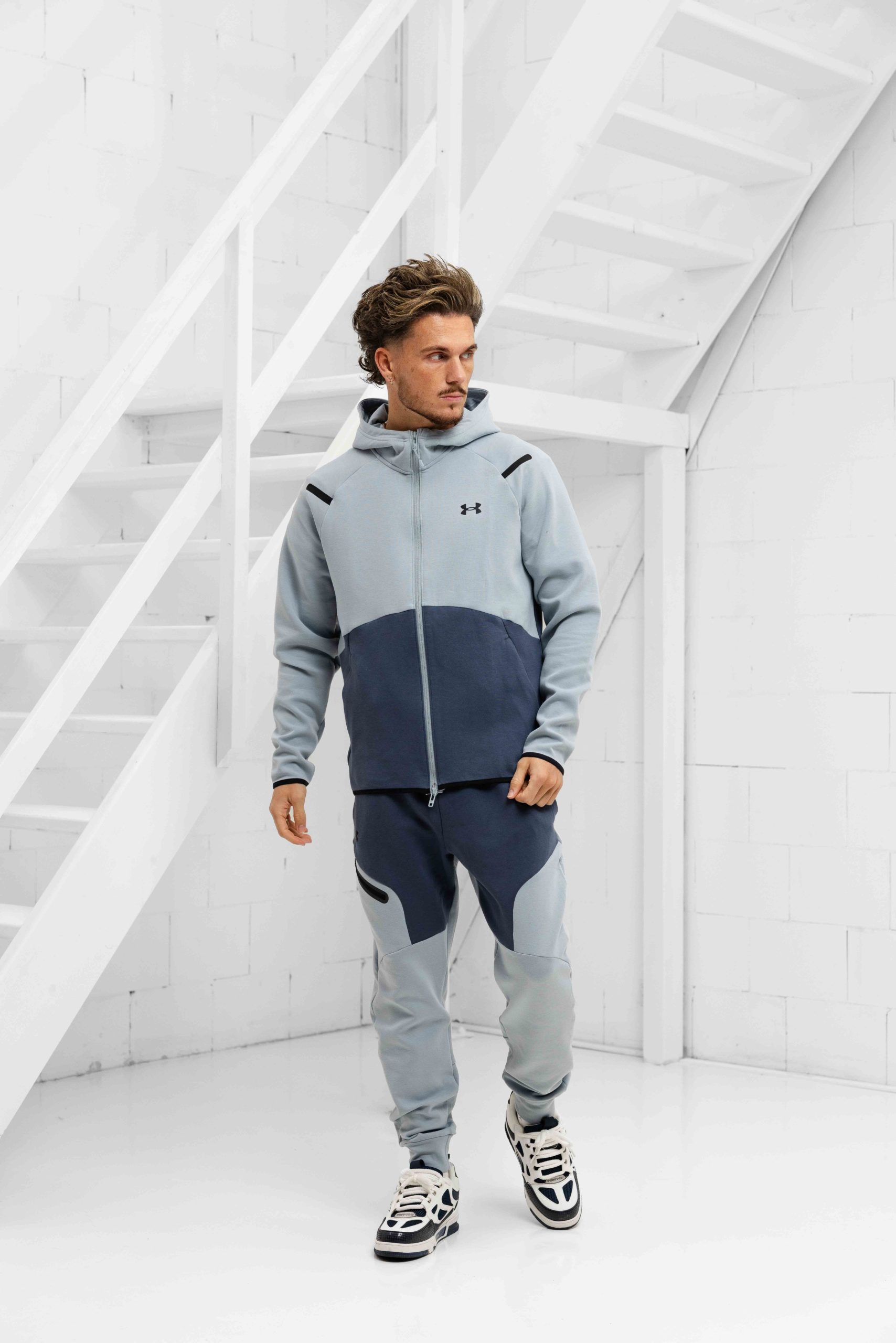 Under Armour Unisex Performance Hoge Sokken 3-Pack Wit