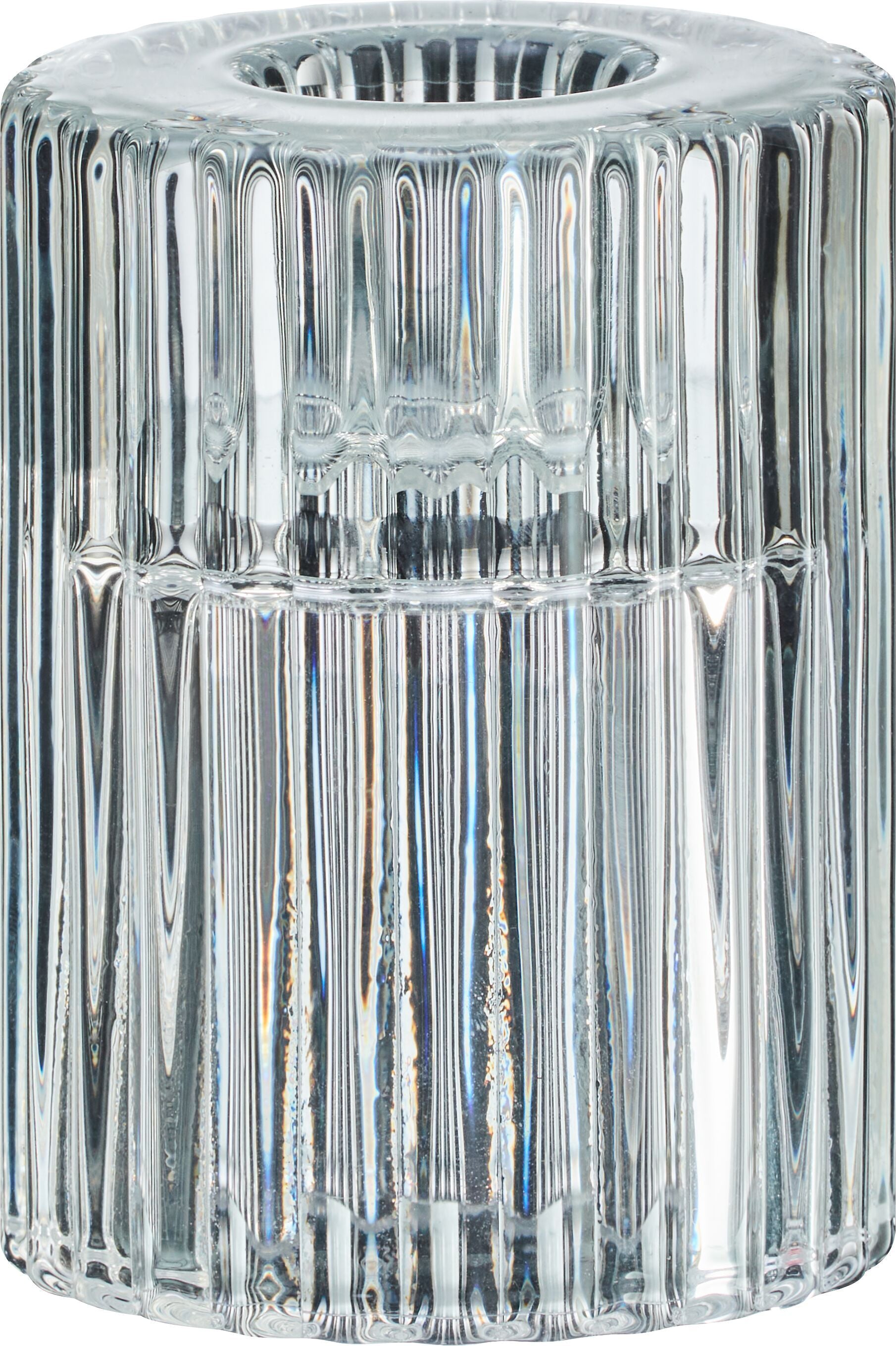 RAFFI Windlicht - Transparent / H: 8.0 cm