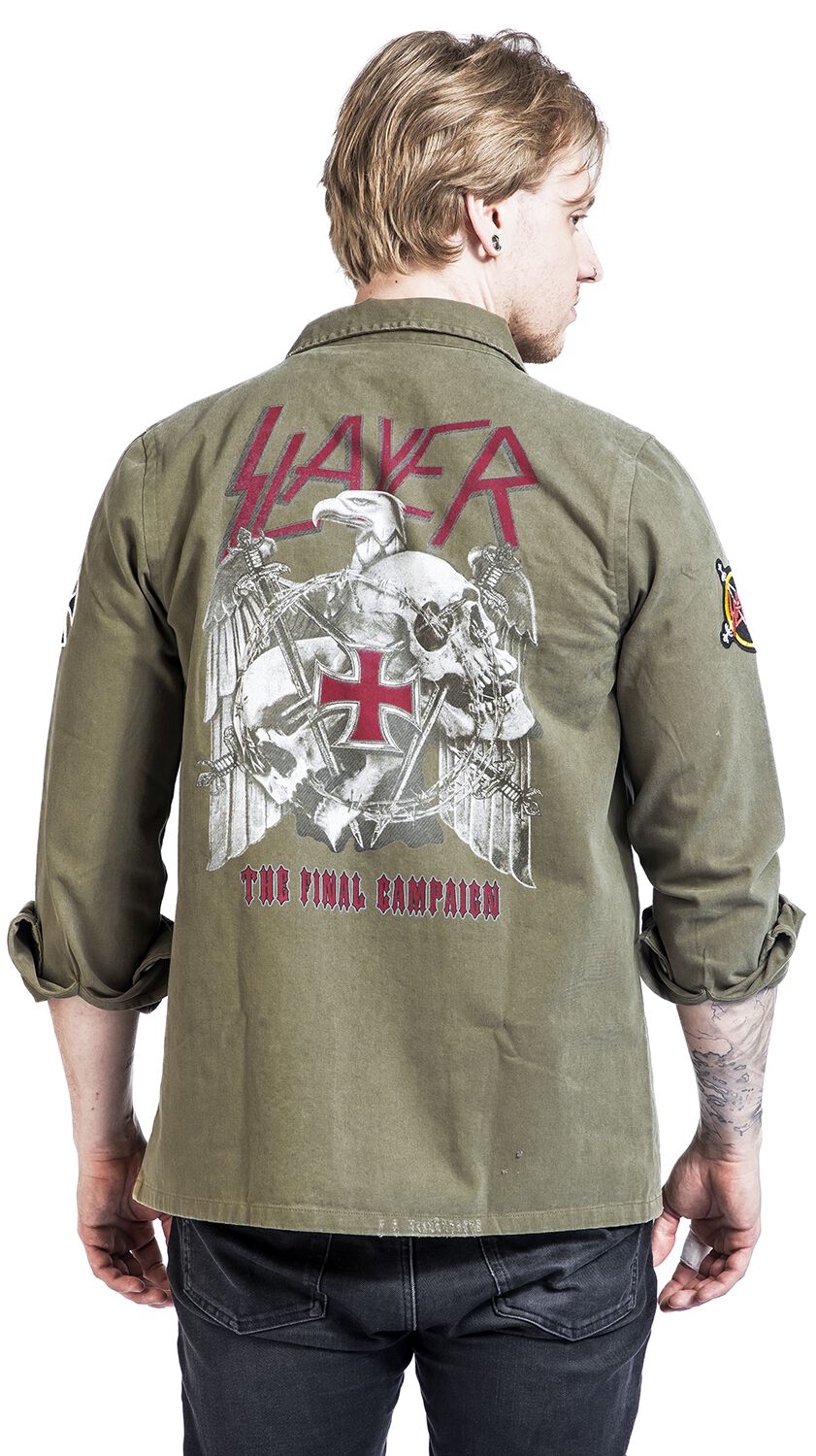 Amplified Collection  Military Shirt - Shacket | Slayer Chemise manches longues