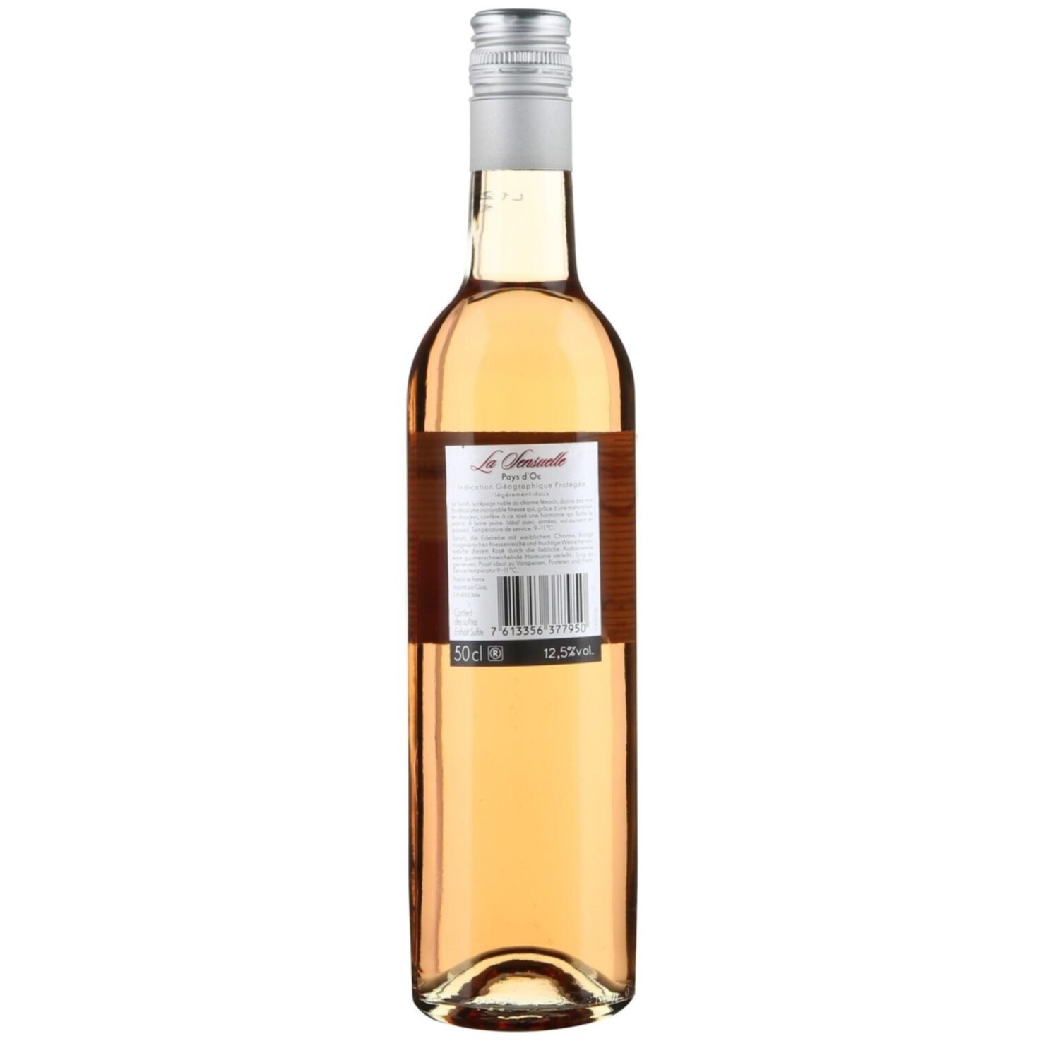 Pays d'Oc IGP Syrah Rosé La Sensuelle -50cl