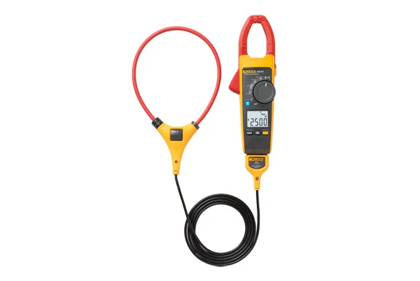 Fluke 376 FC, LCD, CAT III 1000V, CAT IV 600V, 395 g, Gul