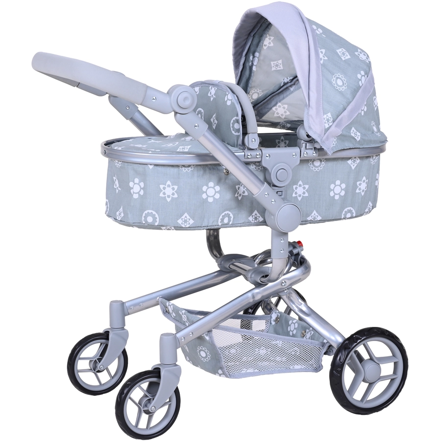 knorr toys® Puppenwagen Boonk - Royal grey grau