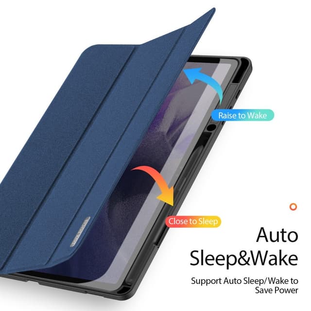 DUX DUCIS Samsung Tab S7+/S7 FE/S8+ DOMO Series Trifold Flip Cover