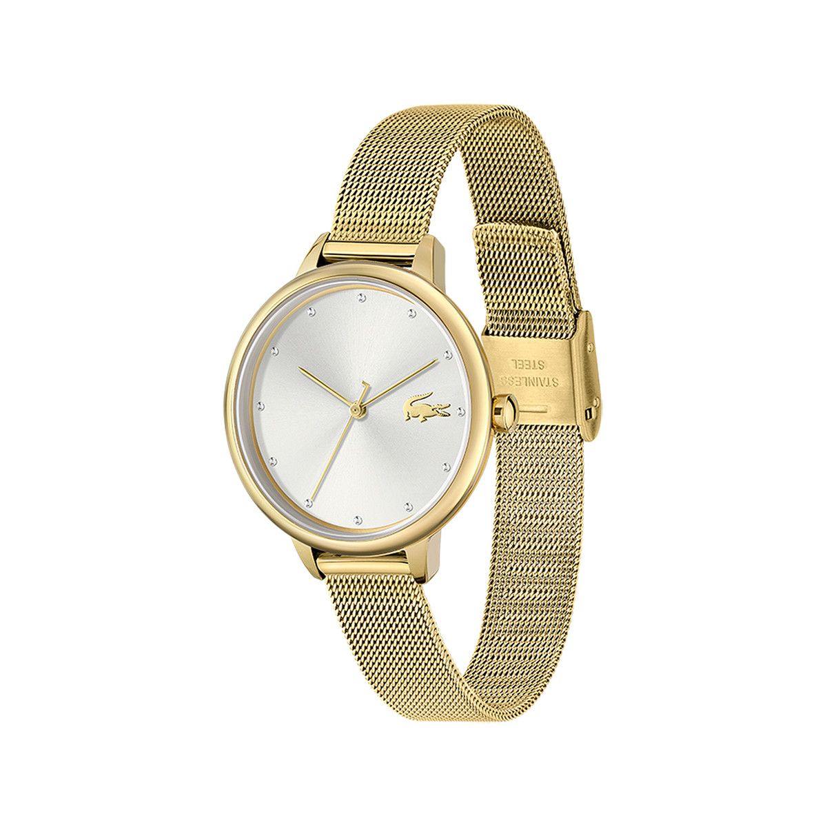 Montre LACOSTE Cannes femme acier doré jaune bracelet acier doré jaune