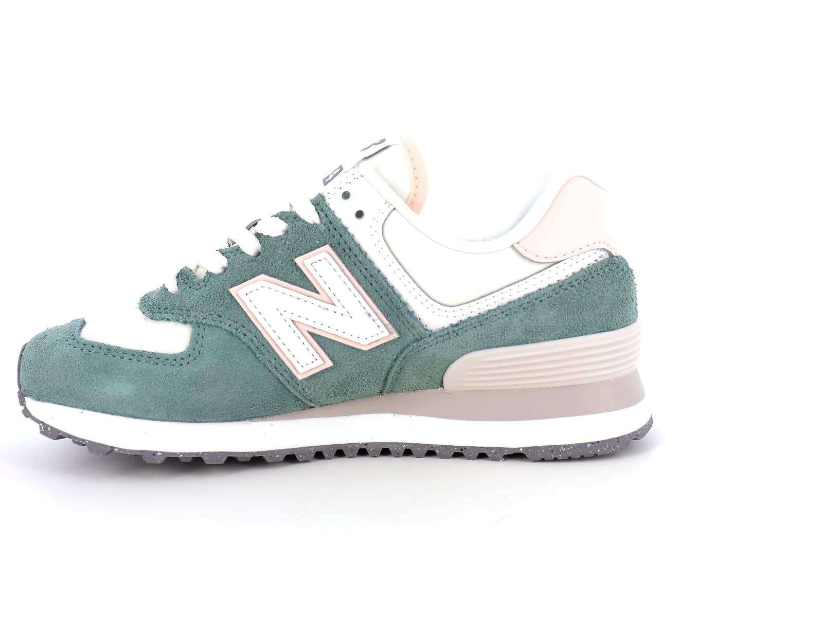 New balance a-WL574AJ2 Matières combinées Vert Clair