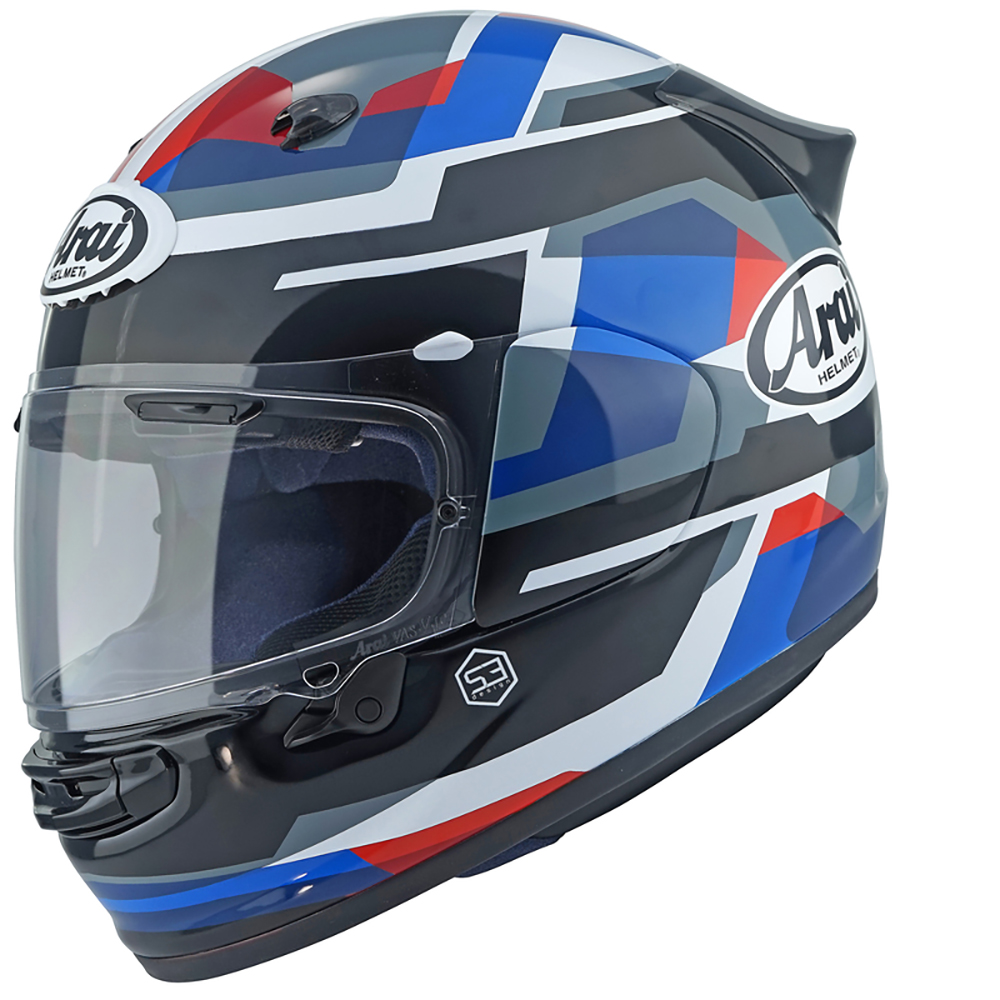 Arai - Casque Quantic Abstract Noir / Bleu / Blanc / Rouge